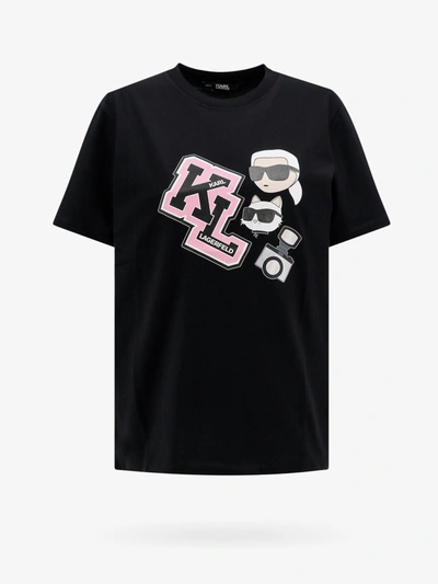 Karl Lagerfeld Oversized Ikonik T-shirt Black