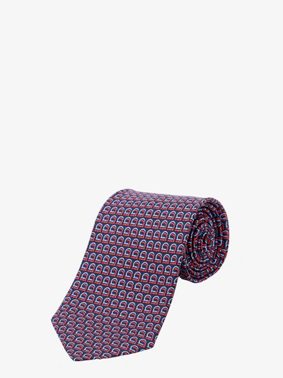 Ferragamo Tie In Blue