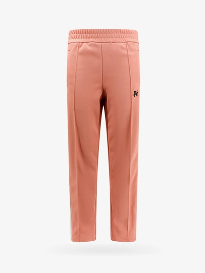 Palm Angels Monogram Jersey Track Trousers In Pink