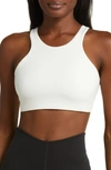Nike Dri-fit Alate Curve Cutout Sports Bra In Sail
