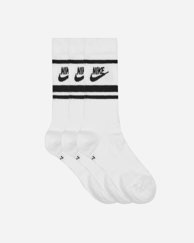 Nike Everyday Essential Crew Socks White / In Black
