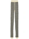 Burberry Houndstooth Pattern Jacquard Tights In Calico/black