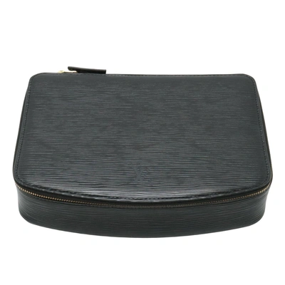 Pre-owned Louis Vuitton Monte Carlo Black Leather Clutch Bag ()