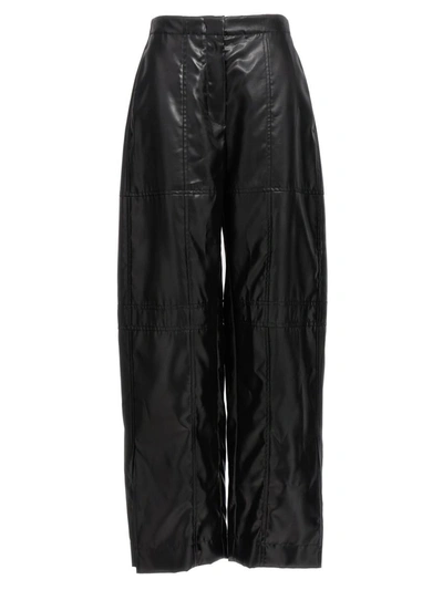 Jil Sander Coated Trousers In Black