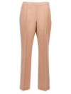 Jil Sander Wool Trousers In Beige