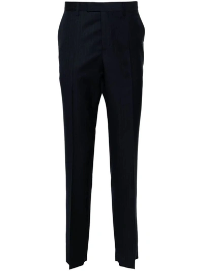 Paul Smith Mens Slim Fit Trousers In Blue