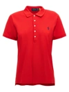 Polo Ralph Lauren 'julie' Red Polo Shirt With Classic Collar And Pony Embroidery On The Front