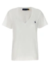 POLO RALPH LAUREN LOGO EMBROIDERY T-SHIRT WHITE