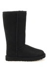 Ugg Classic Tall Ii Womens Suede Fur Lined Winter Boots In Black