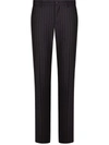 DOLCE & GABBANA DOLCE & GABBANA PINSTRIPED TAILORED TROUSERS