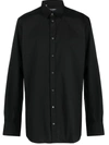 Dolce & Gabbana Black Essential Cotton Shirt In Black