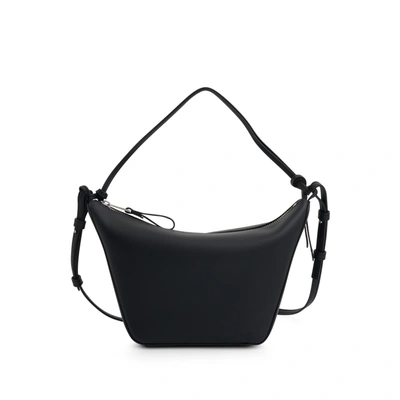 Loewe Mini Hammock Hobo Bag In Black