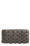 CHRISTIAN LOUBOUTIN PANETTONE SPIKED CALFSKIN WALLET