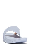 Fitflop Water Resistant Two Tone Flip Flop In Skywash Blue