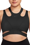 Nike Women's Futuremove Light-support Non-padded Strappy Sports Bra In Black