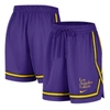Nike Purple Los Angeles Lakers  Authentic Crossover Fly Performance Shorts In Purple