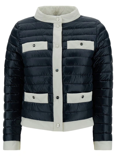 Herno Chanel Jacket In Blu