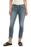 Silver Jeans Co. Slim Fit Girlfriend Jeans In Indigo