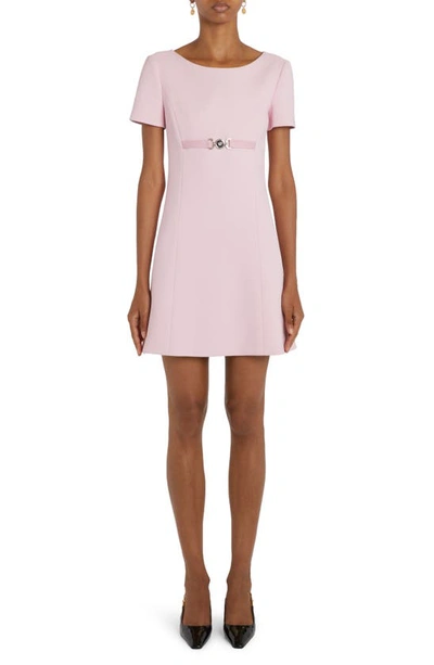 Versace Medusa 95 Dress In Pink Viscose Blend In Light Pink