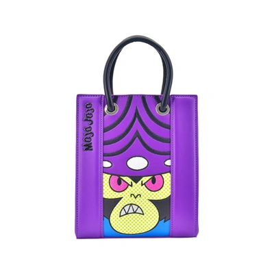 Fred Segal The Power Puff Girls Mojo Jojo Mini Tote Bag In Purple