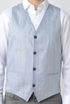 LUCHIANO VISCONTI PALE BLUE VEST