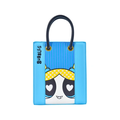Fred Segal The Power Puff Girls Bubbles Mini Tote Bag In Blue