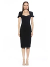 Alexia Admor Micaela Sweetheart Neck Sheath Dress In Black