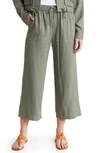Splendid Angie Wide Leg Pants In Army
