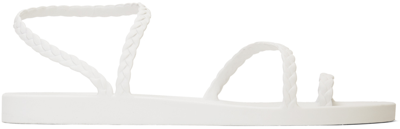 Ancient Greek Sandals Eleftheria Jelly Sandals In White