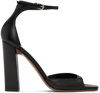 Paris Texas Black Grace Heeled Sandals In Black