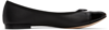 REPETTO BLACK FLORA BALLERINA FLATS