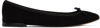 Repetto Ssense Exclusive Black Flora Ballerina Flats In 410 Noir