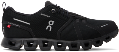 On Cloud 5 Waterproof Sneakers In Black