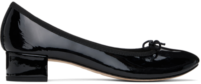 Repetto Black Camille Heels In 410 Noir