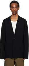 King & Tuckfield Black Blazer Cardigan In Black