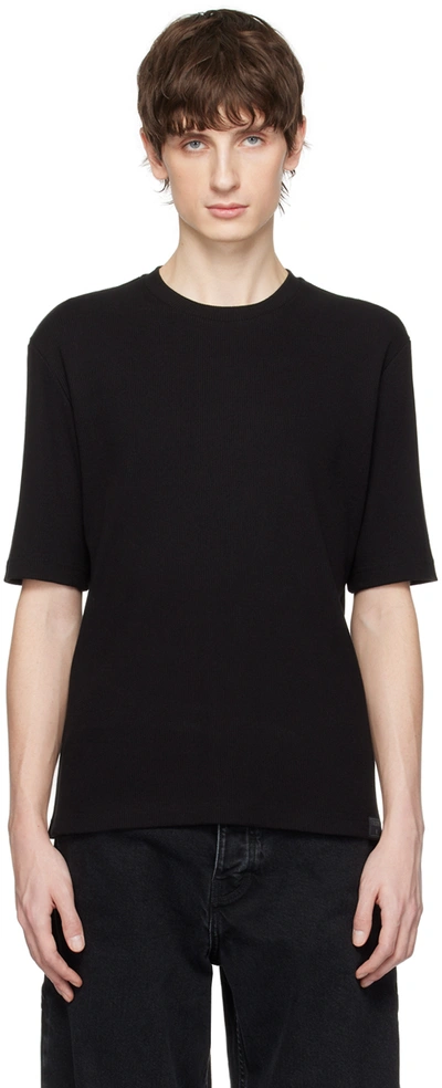 Filippa K Black Rib T-shirt