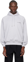 SUNNEI GREY EMBROIDERED HOODIE