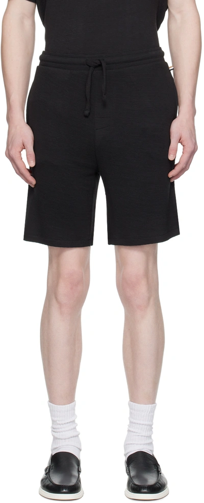 Hugo Boss Black Drawstring Shorts In Black 001