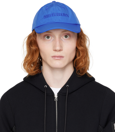 Juunj Blue Nylon Cap In P Blue