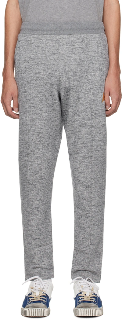 GOLDEN GOOSE GRAY STAR SWEATPANTS