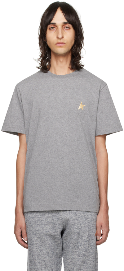 Golden Goose Star T-shirt In Grigio