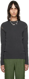 Isa Boulder Ssense Exclusive Gray Float Long Sleeve T-shirt In Slate
