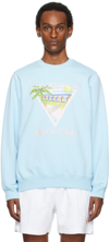 Casablanca Tennis Club Icon Printed Cotton Sweatshirt In Tennis Club Icon