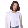 Minnie Rose Cotton Cashmere Shaker Flyaway Cardigan With Pockets In White