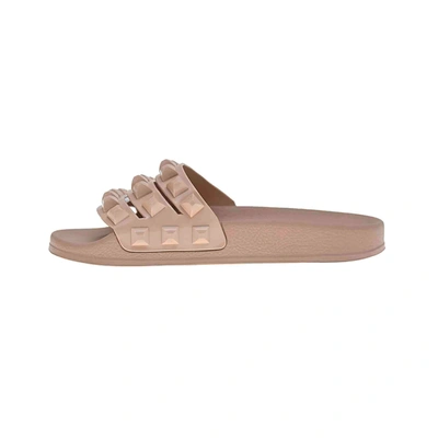 Carmen Sol Carmensita Platform Slides Sandals In Blush