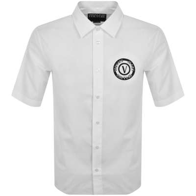 Versace Jeans Couture Short Sleeve Shirt White