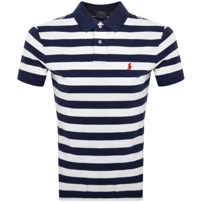 Ralph Lauren Custom Slim Fit Polo T Shirt Navy