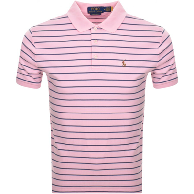 Ralph Lauren Custom Slim Fit Polo T Shirt Pink
