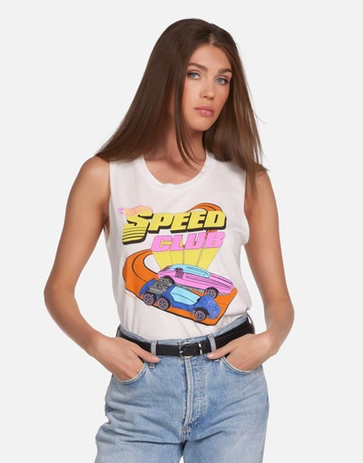 Lauren Moshi Kel Hot Wheels™ Speed Club In Milk