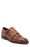 To Boot New York Pendleton Cap Toe Double Monk Strap Shoe In Crust Cuoio